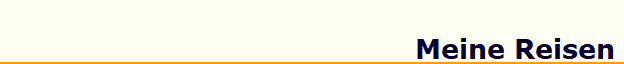 Meine Reisen
